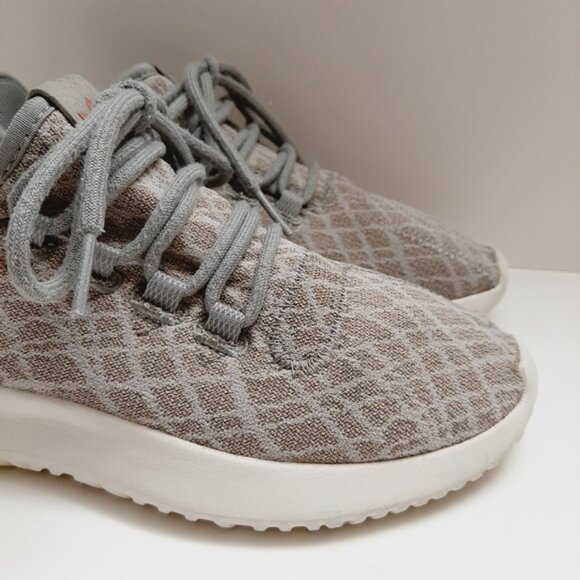 ADIDAS Originals Tubular Shadow Athletic Shoe Light Brown Tan Gray Women's Sz 6 - Picture 3 of 16